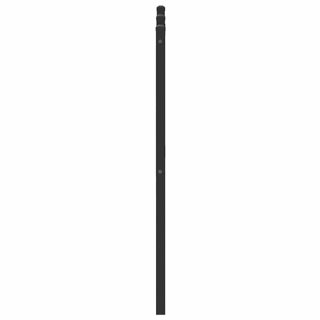 Tête de lit chêne marron 160 cm bois d'ingénierie et acier Têtes et pieds de lit vidaXL