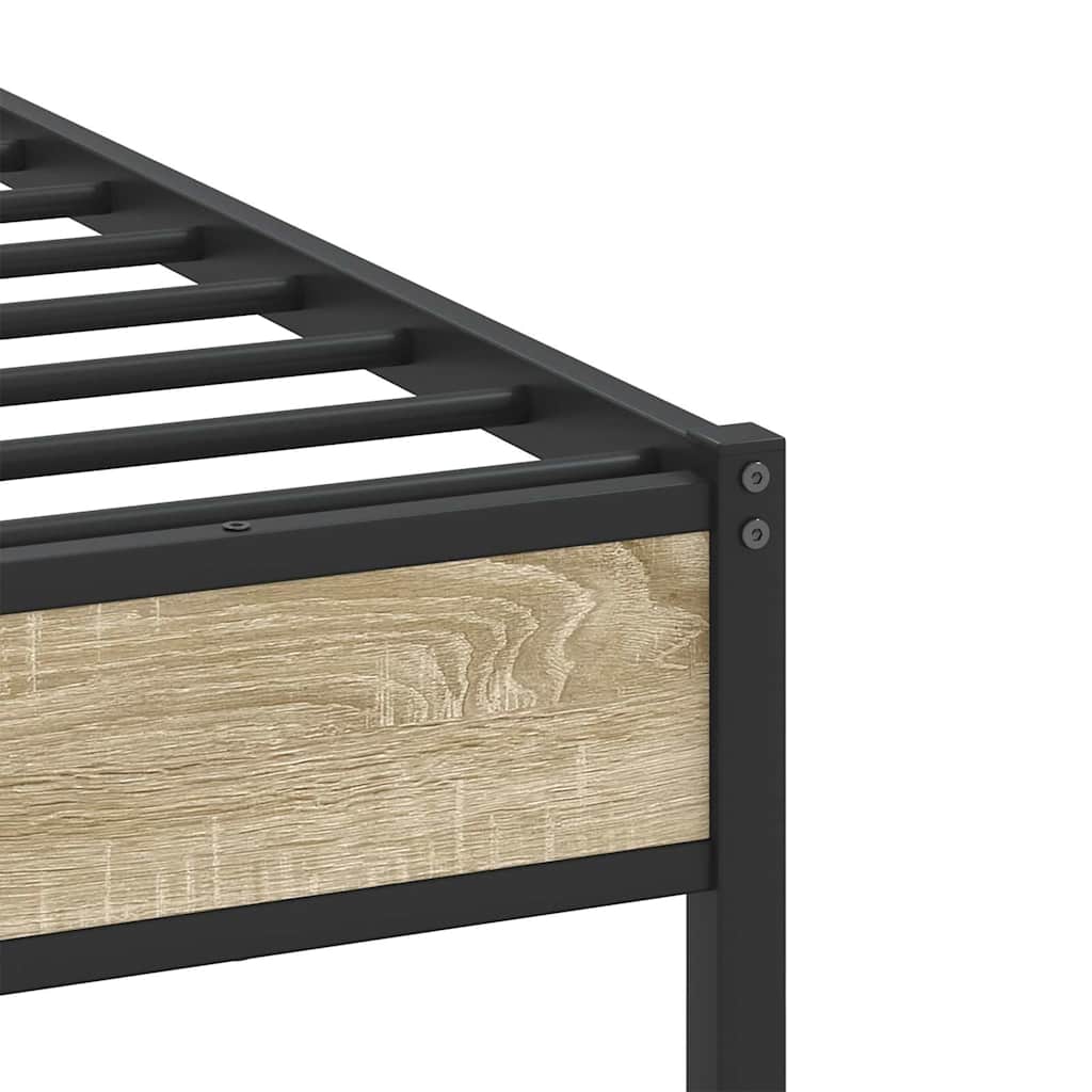 Cadre de lit sans matelas chêne sonoma 100x200 cm - XIOS