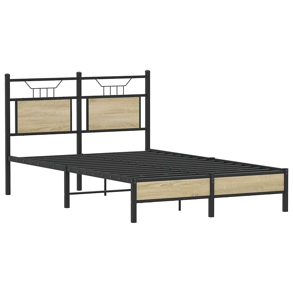 Cadre de lit sans matelas chêne sonoma 120x200 cm - XIOS