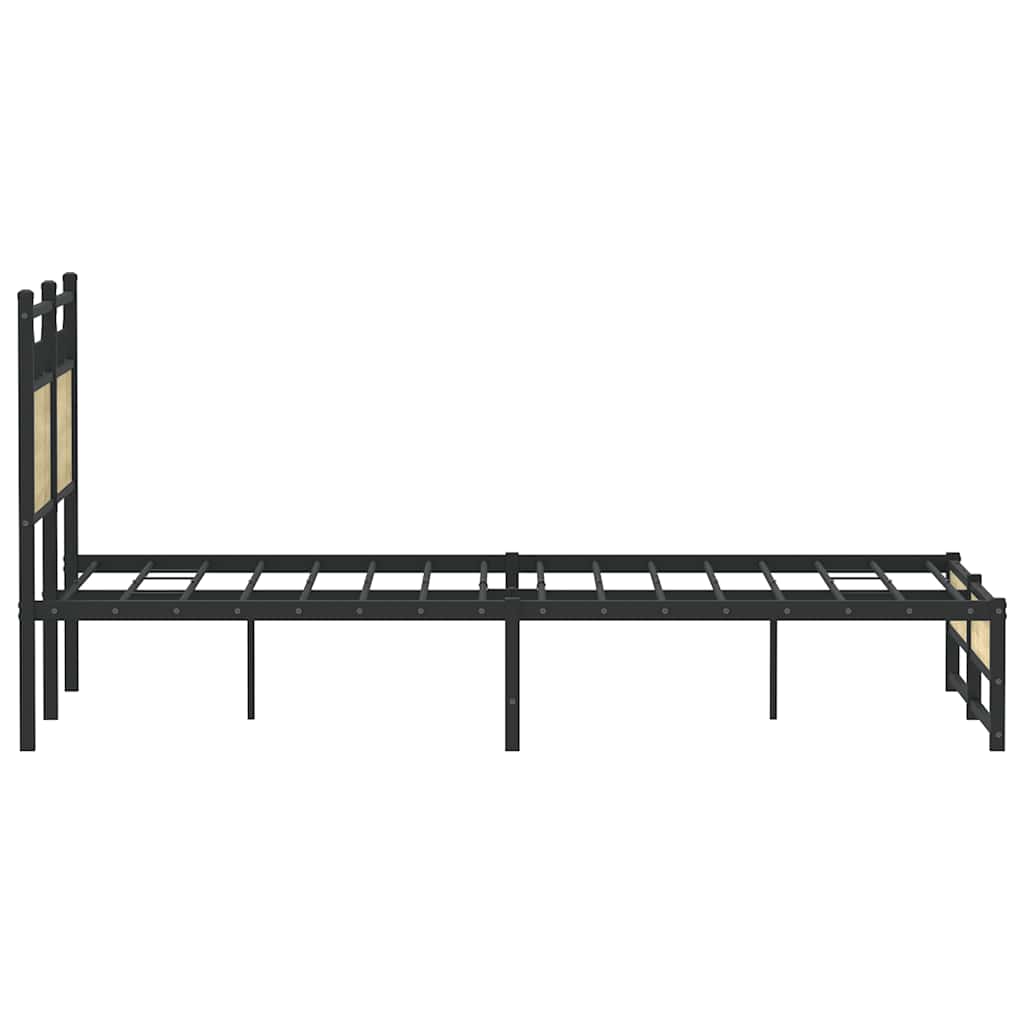 Cadre de lit sans matelas chêne sonoma 120x200 cm - XIOS