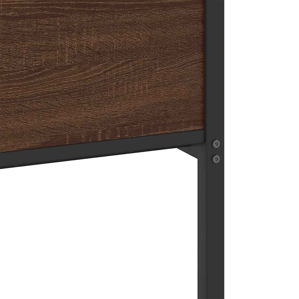 Cadre de lit sans matelas chêne marron 120x190 cm - XIOS