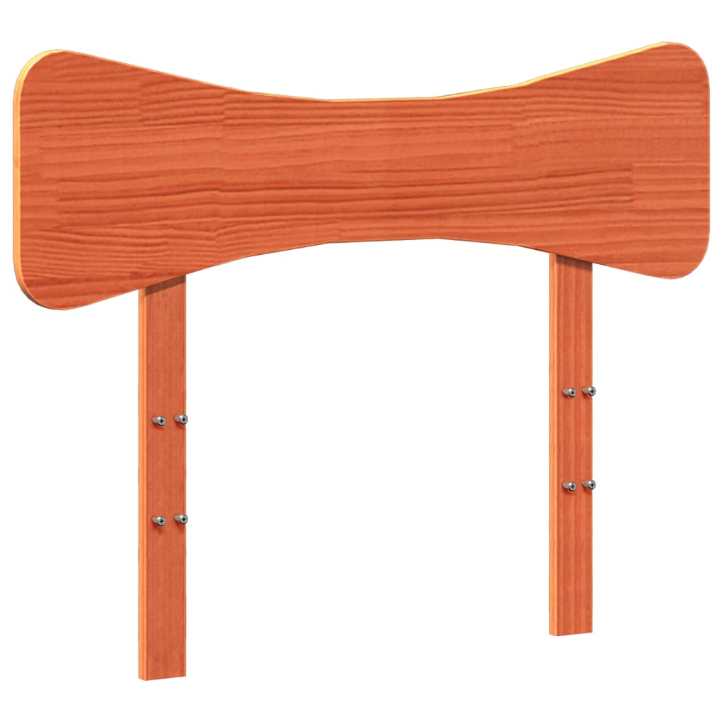 Cadre de lit sans matelas cire marron 90x190 cm bois pin massif - XIOS