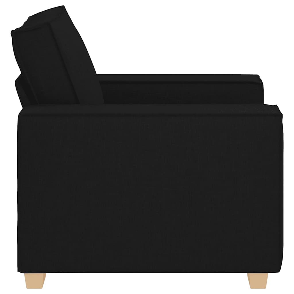 Canapé Fauteuil Noir 60 cm Tissu - XIOS
