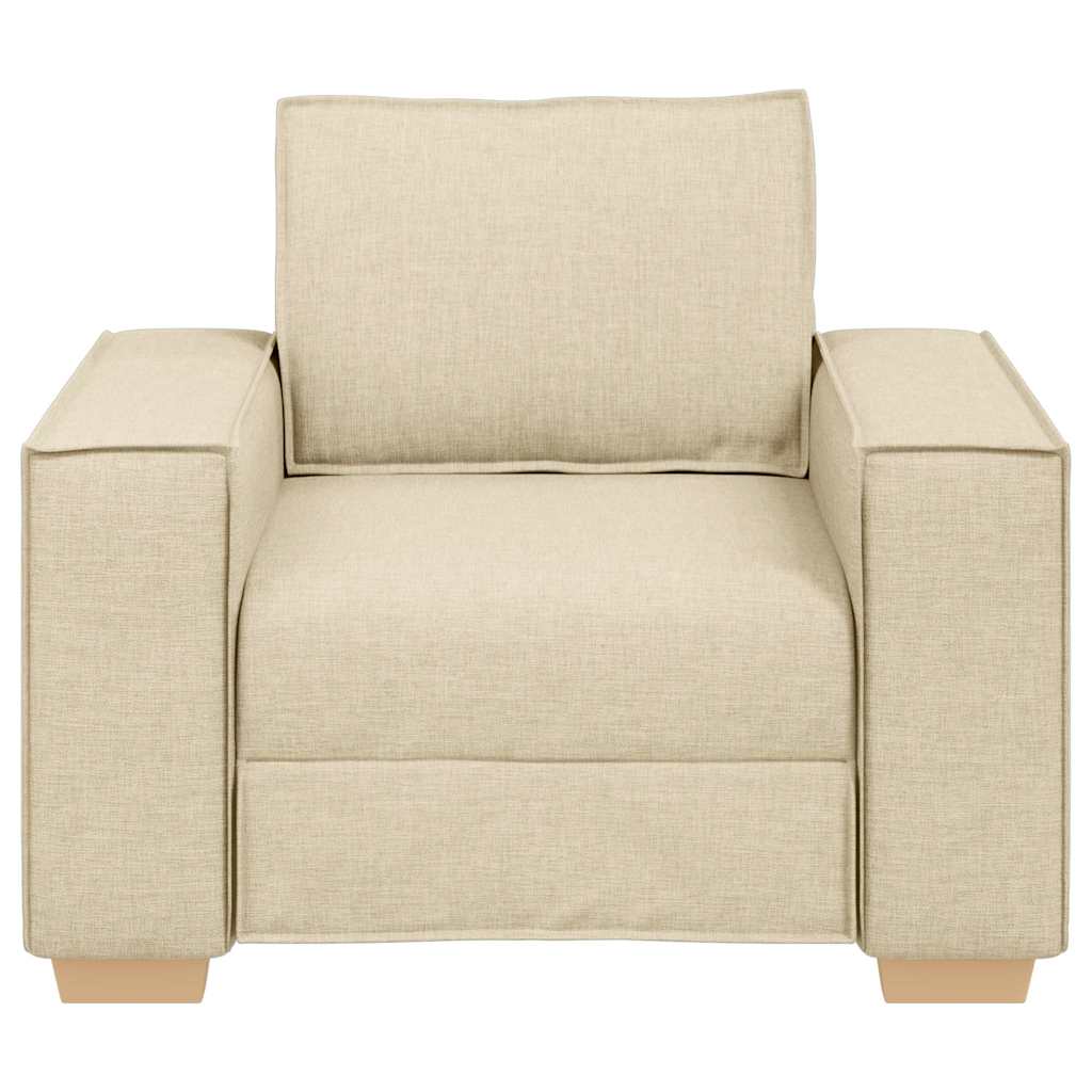 Canapé-chaise Crème 60 cm Tissu - XIOS