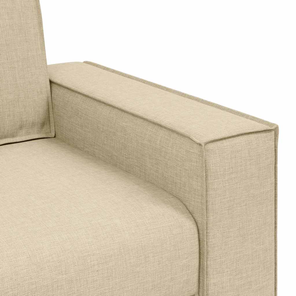Canapé-chaise Crème 60 cm Tissu - XIOS