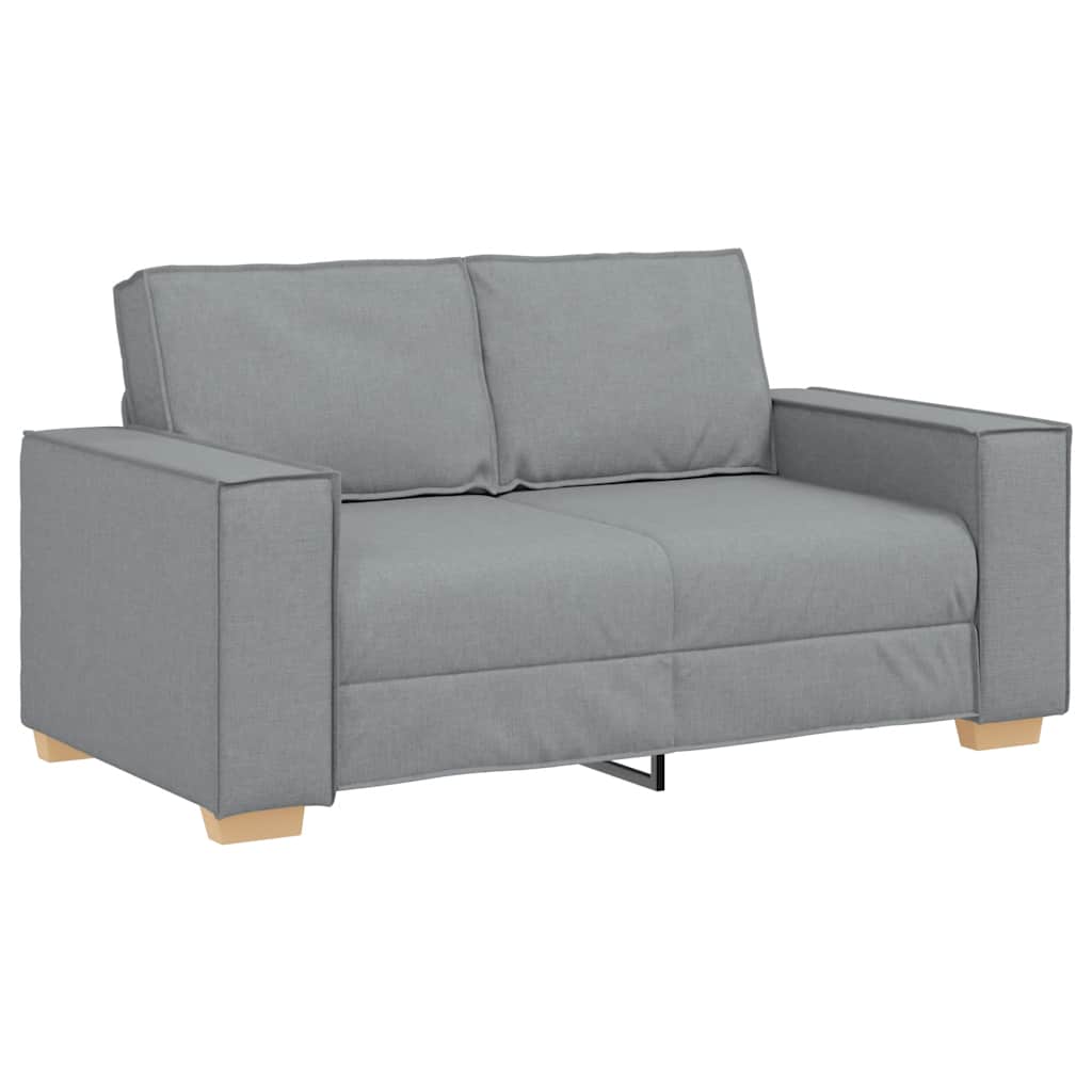Canapé 2 places Gris clair 120 cm Tissu - XIOS