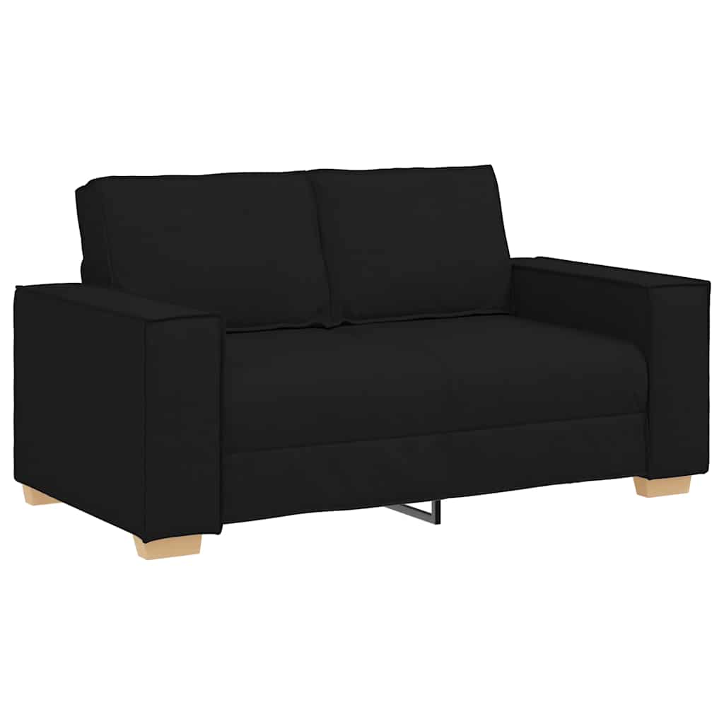 Canapé 2 places Noir 120 cm Tissu - XIOS