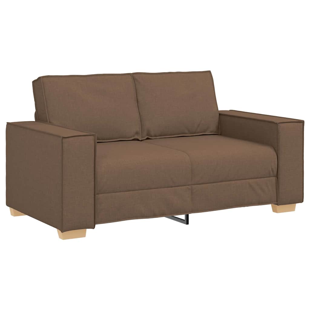Canapé 2 places Marron 120 cm Tissu - XIOS