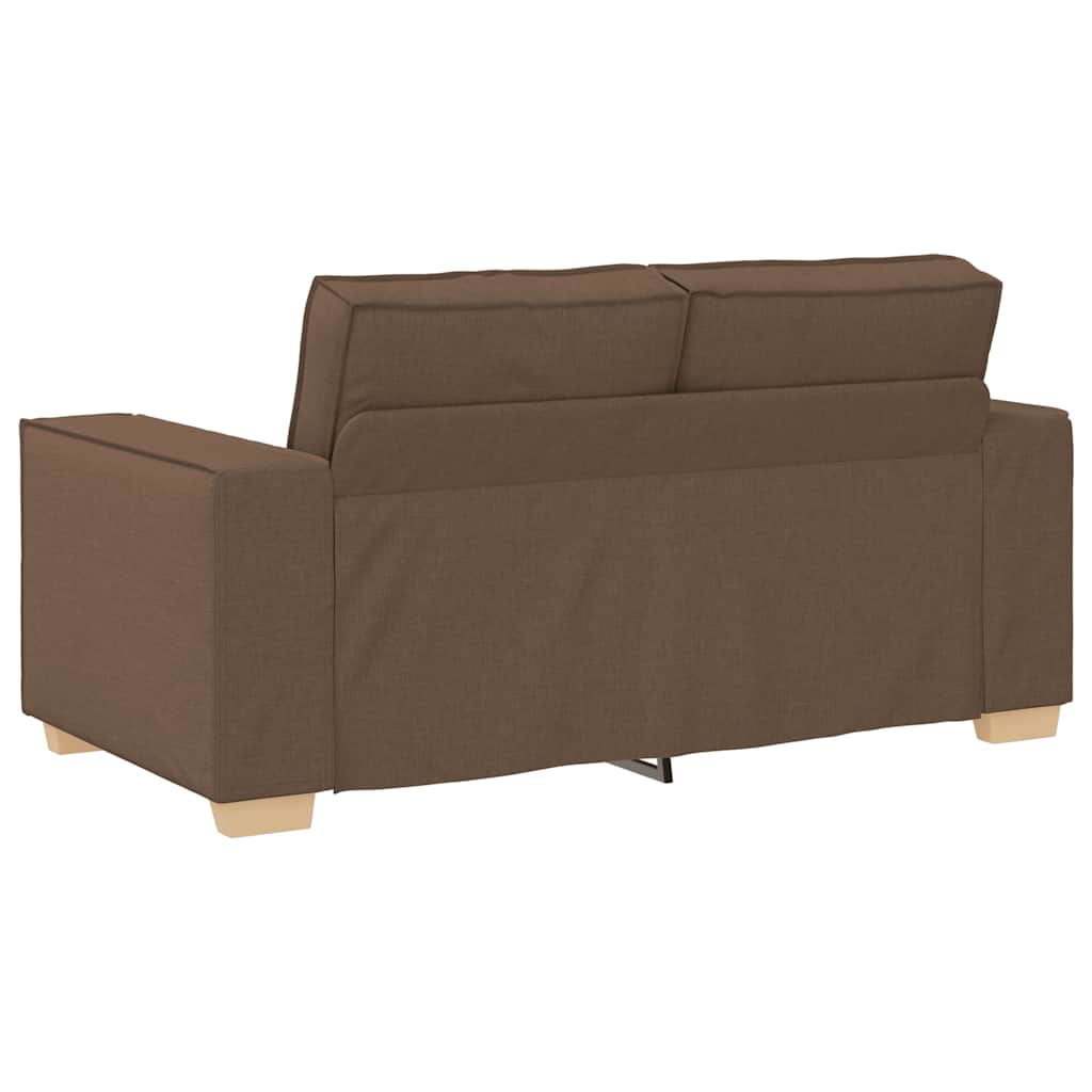 Canapé 2 places Marron 120 cm Tissu - XIOS