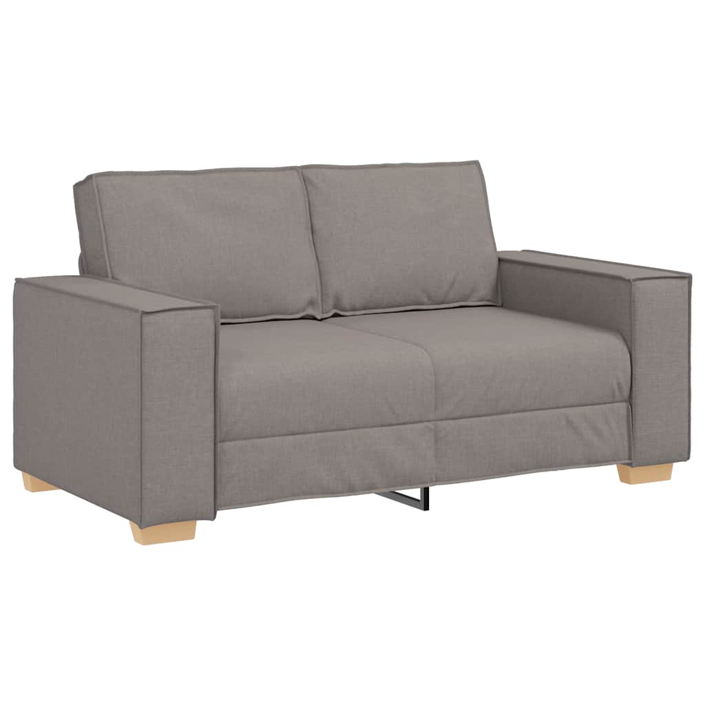 Canapé 2 places Taupe 120 cm Tissu - XIOS