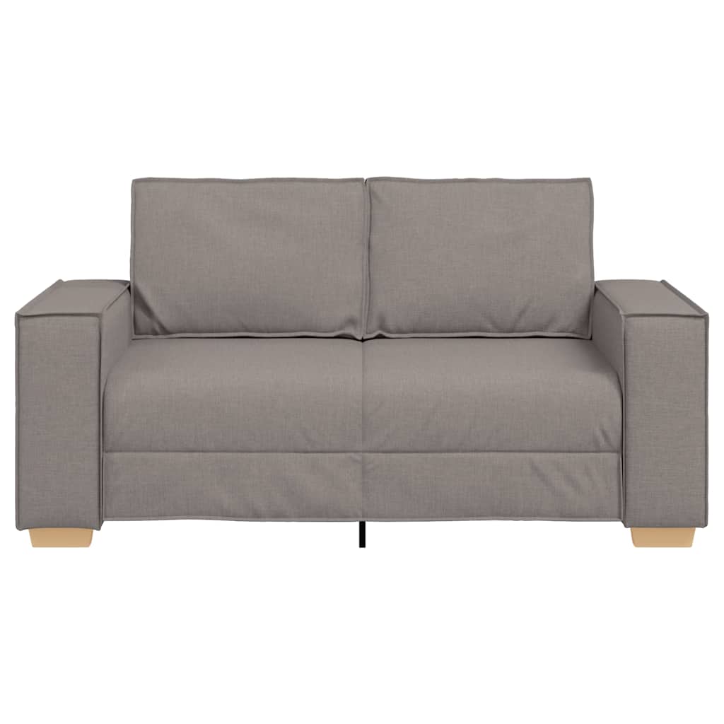 Canapé 2 places Taupe 120 cm Tissu - XIOS