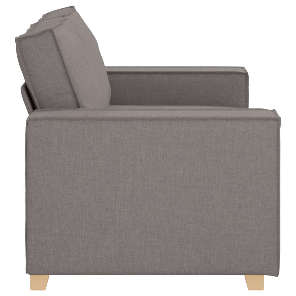 Canapé 2 places Taupe 120 cm Tissu - XIOS