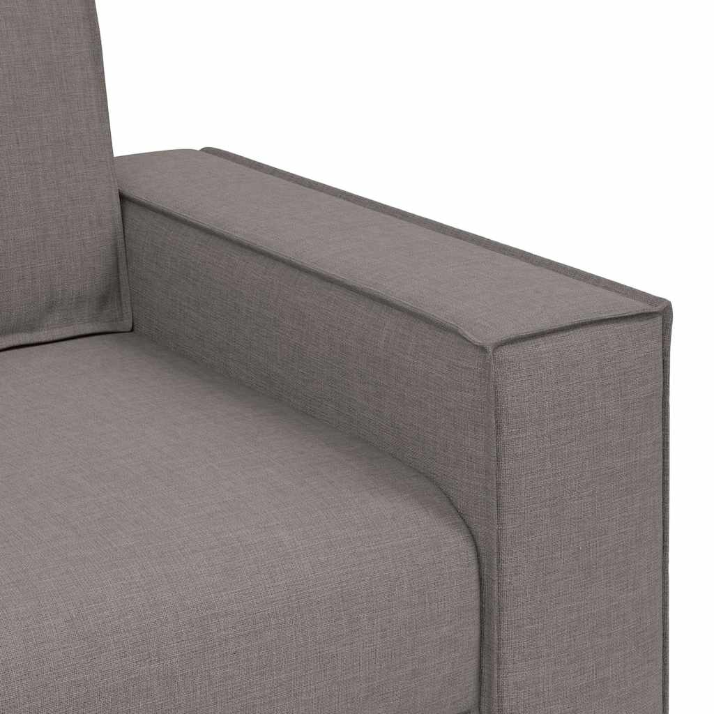 Canapé 2 places Taupe 120 cm Tissu - XIOS