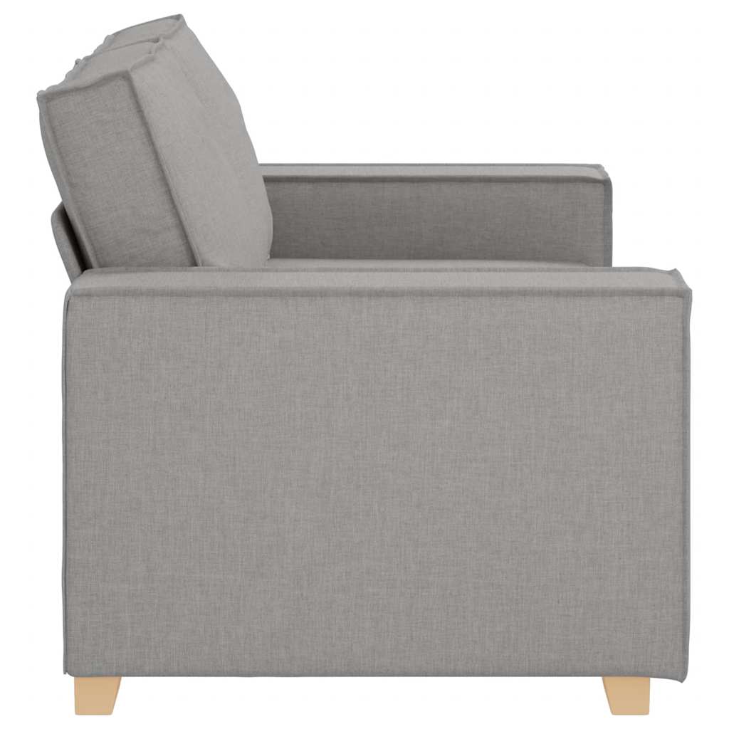 Canapé 2 places Gris nuage 120 cm Tissu - XIOS