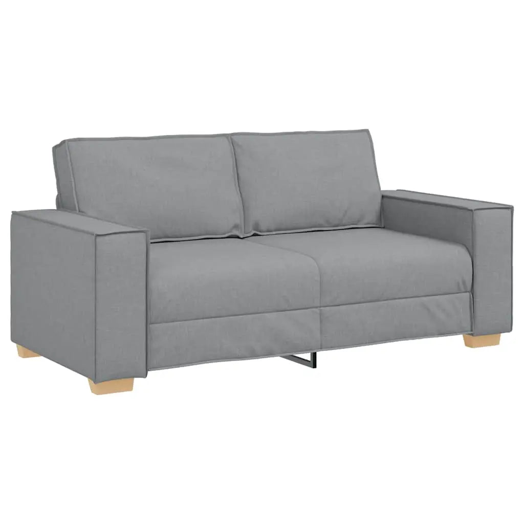 Canapé 2 places Gris clair 180x78x84 cm Tissu - XIOS