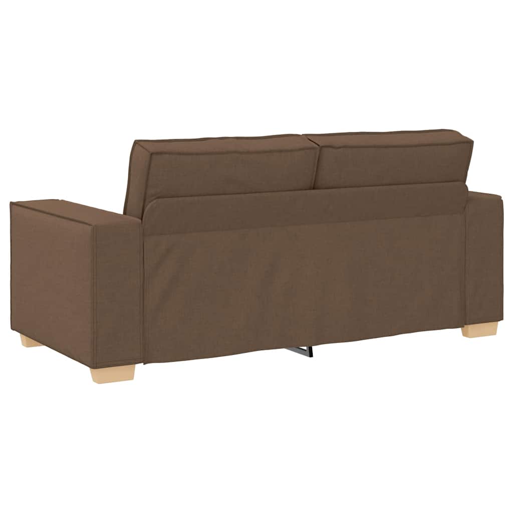Canapé 2 places Marron 140 cm Tissu - XIOS
