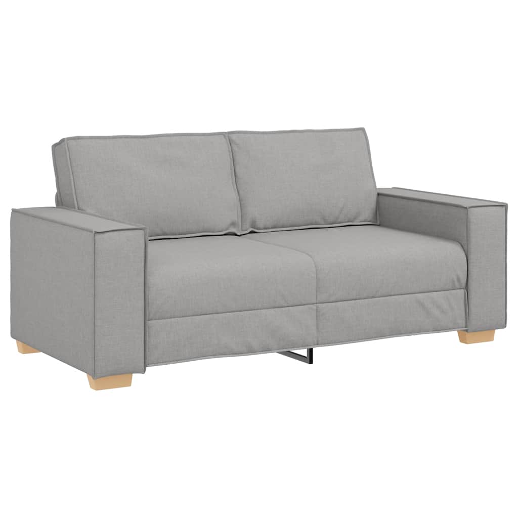 Canapé 2 places Gris nuage 140 cm Tissu - XIOS