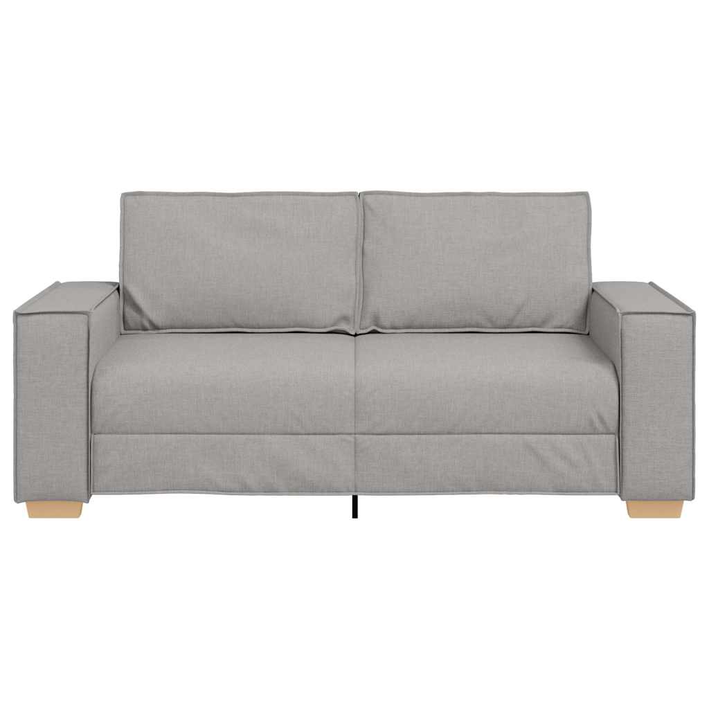 Canapé 2 places Gris nuage 140 cm Tissu - XIOS