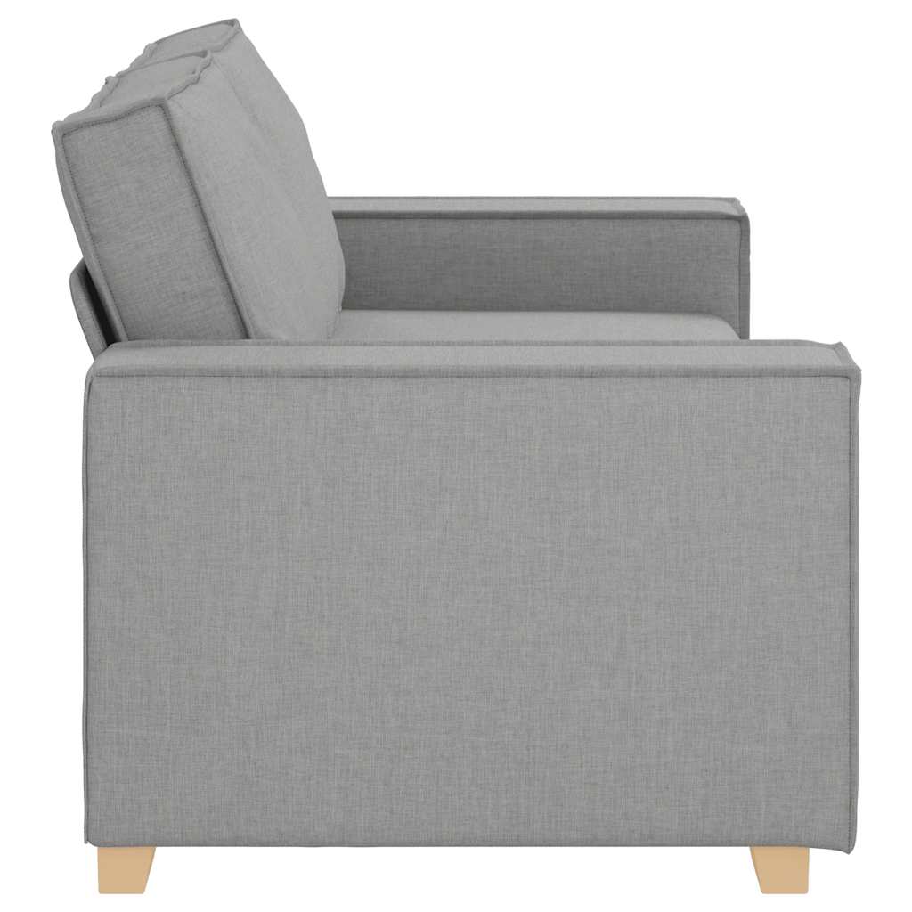 Canapé 2 places Gris nuage 140 cm Tissu - XIOS
