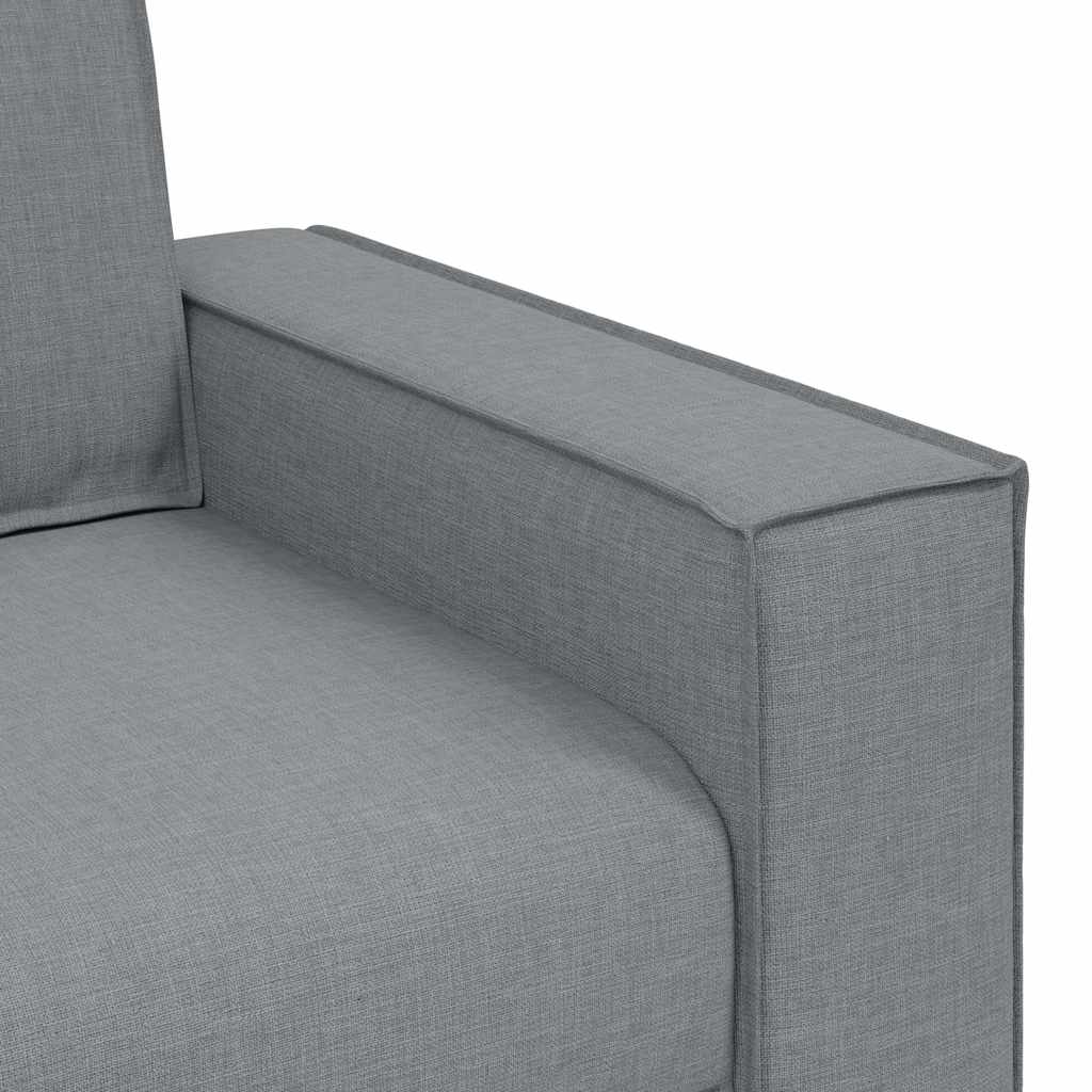 Canapé 3 places Gris clair 180 cm Tissu - XIOS