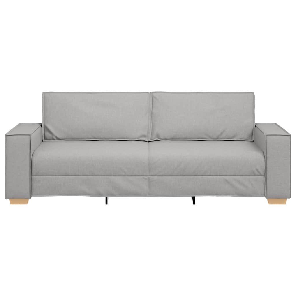 Canapé 3 places Gris nuage 180 cm Tissu - XIOS