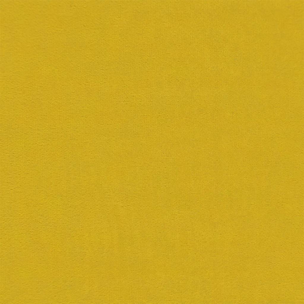Fauteuil canapé jaune 100x78x84 cm velours - XIOS