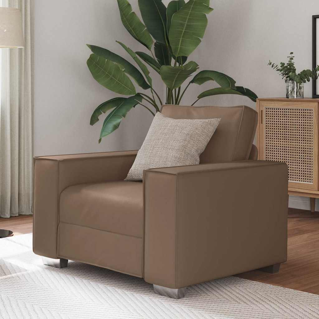 Fauteuil canapé Cappuccino 99 x 78 x 84 cm Cuir artificiel - XIOS