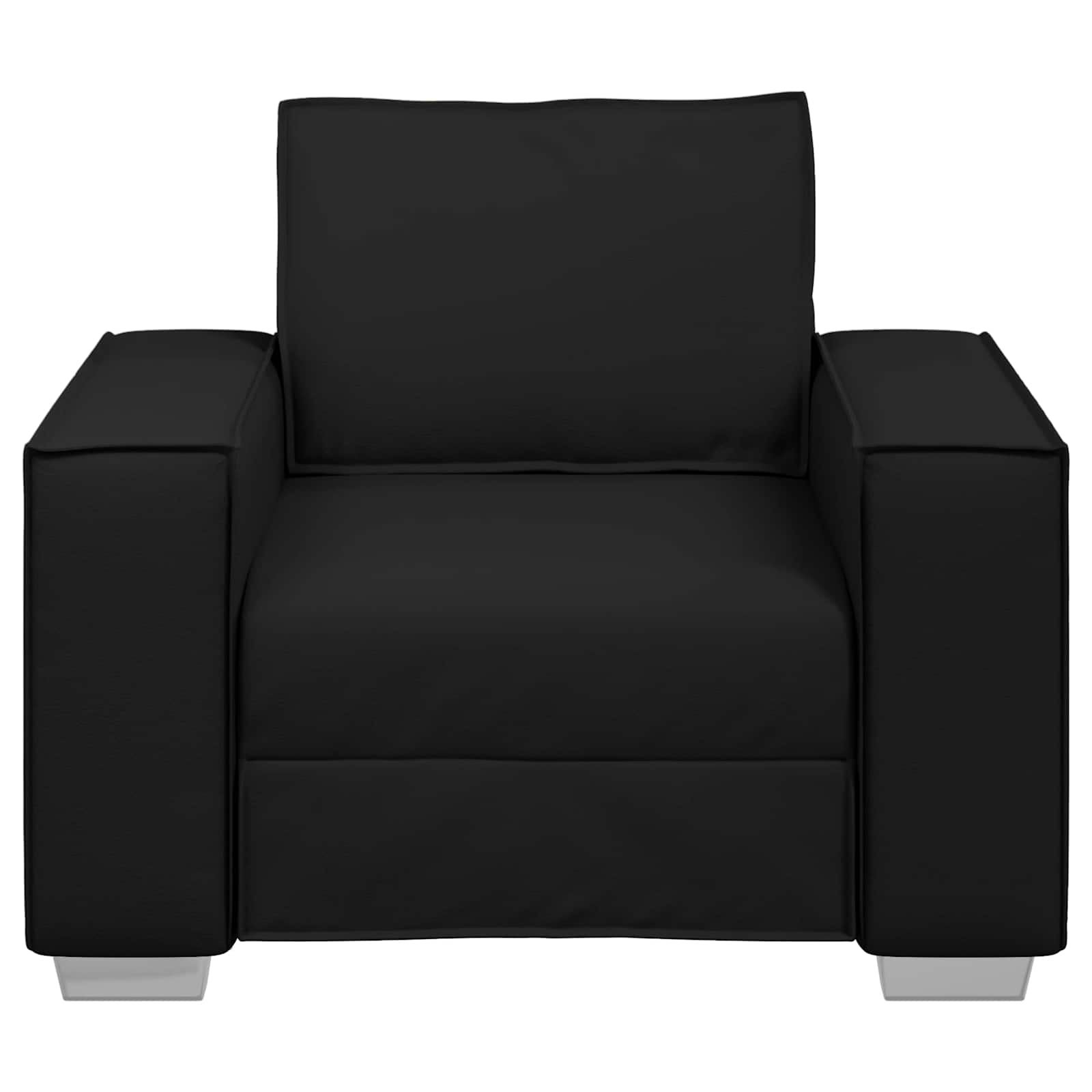 Canapé Noir 100 x 80 x 84 cm tissu - XIOS