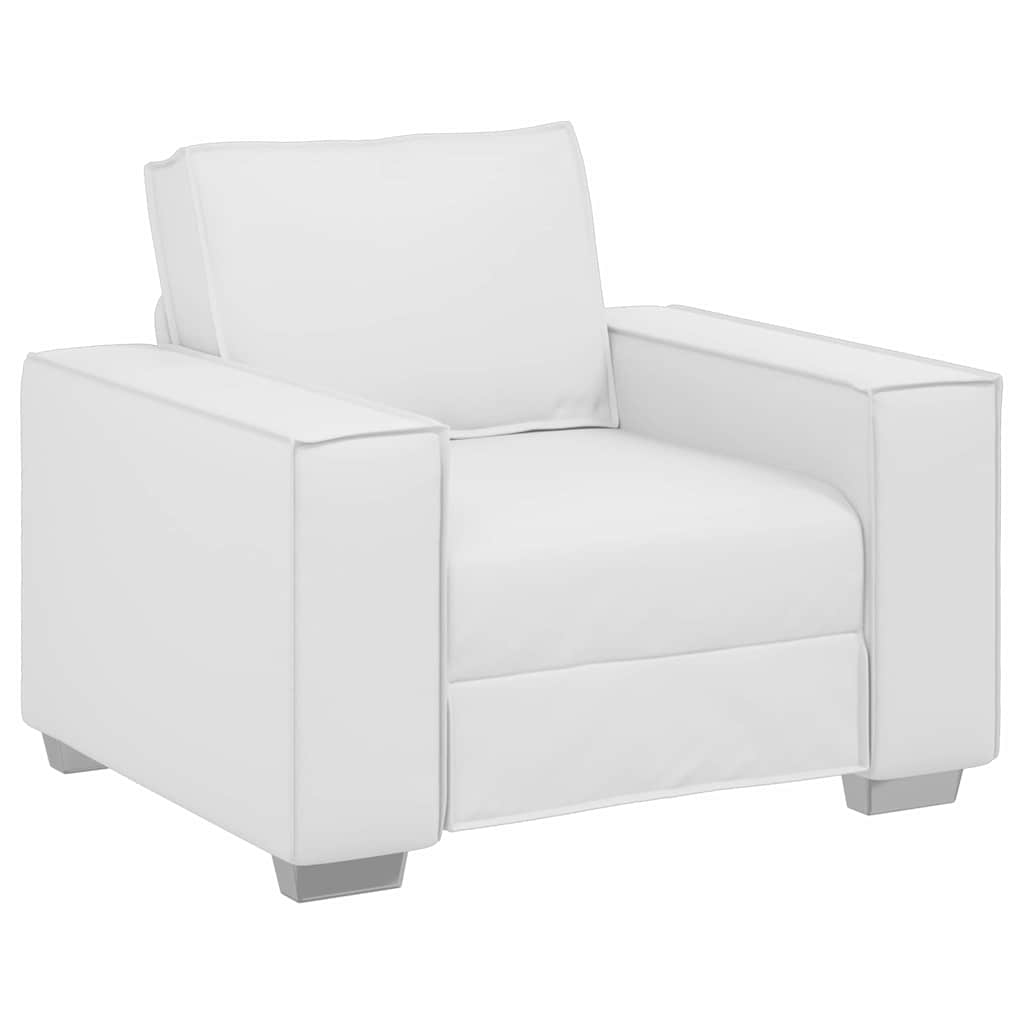 Canapé Blanc 100 x 80 x 84 cm tissu - XIOS