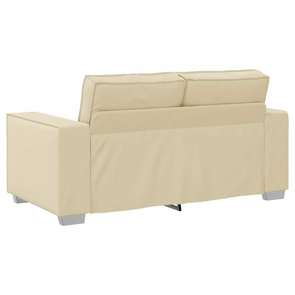 Fauteuil canapé Crème 160 x 78 x 84 cm Cuir artificiel - XIOS