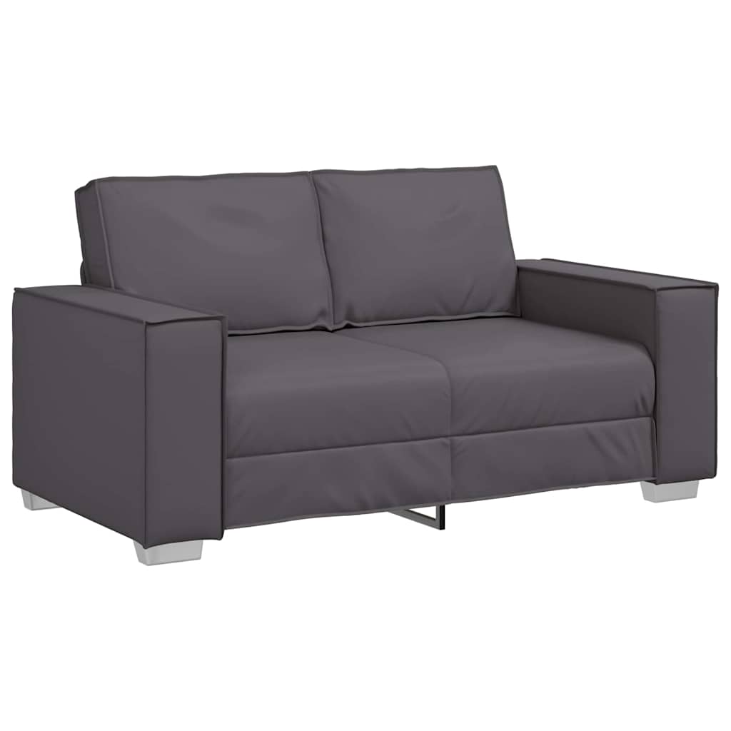 Fauteuil canapé Gris 160 x 78 x 84 cm Cuir artificiel - XIOS