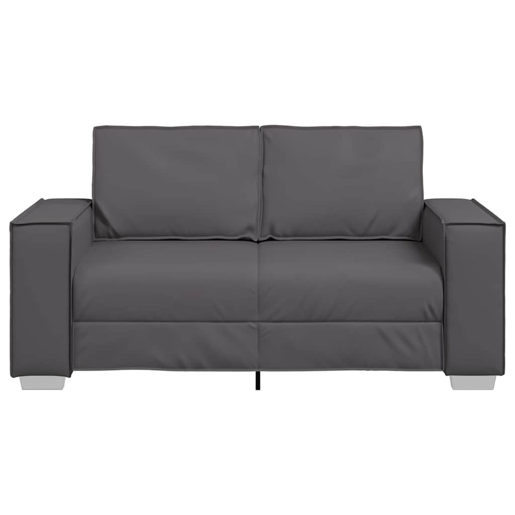 Fauteuil canapé Gris 160 x 78 x 84 cm Cuir artificiel - XIOS