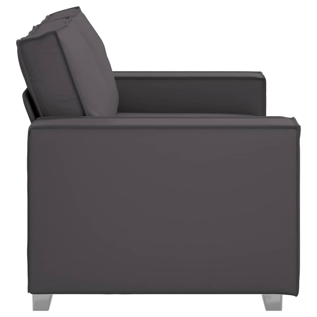 Fauteuil canapé Gris 160 x 78 x 84 cm Cuir artificiel - XIOS