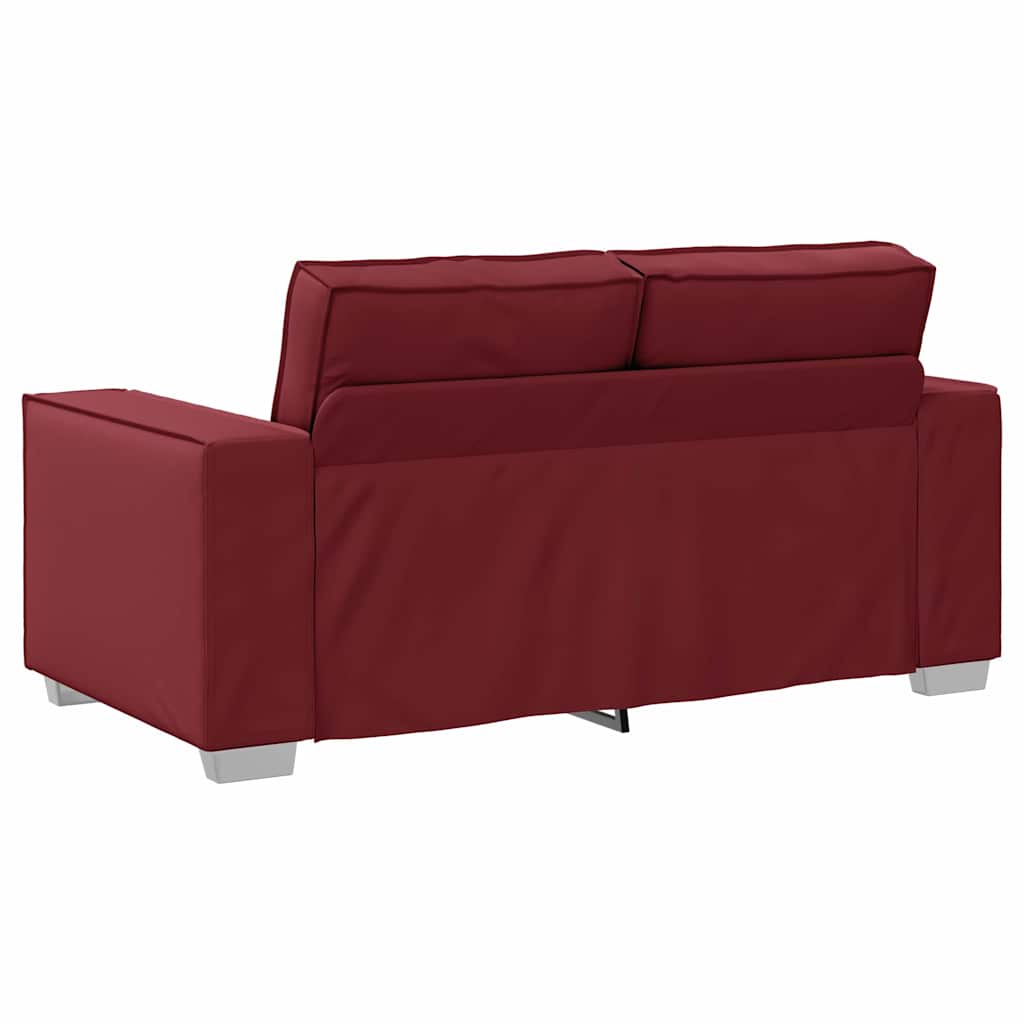Canapé Bordeaux 160 x 80 x 84 cm tissu - XIOS