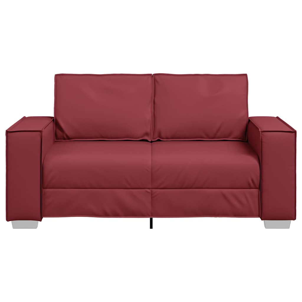 Canapé Bordeaux 160 x 80 x 84 cm tissu - XIOS