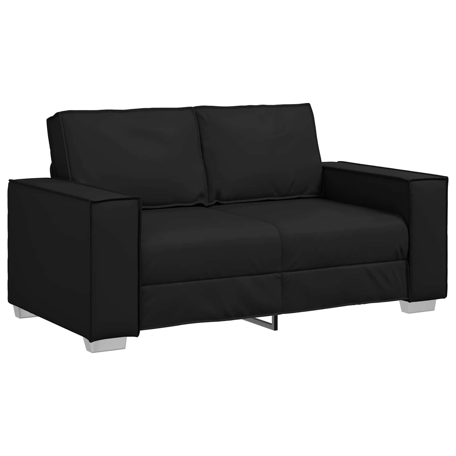 Canapé Noir 160 x 80 x 84 cm tissu - XIOS