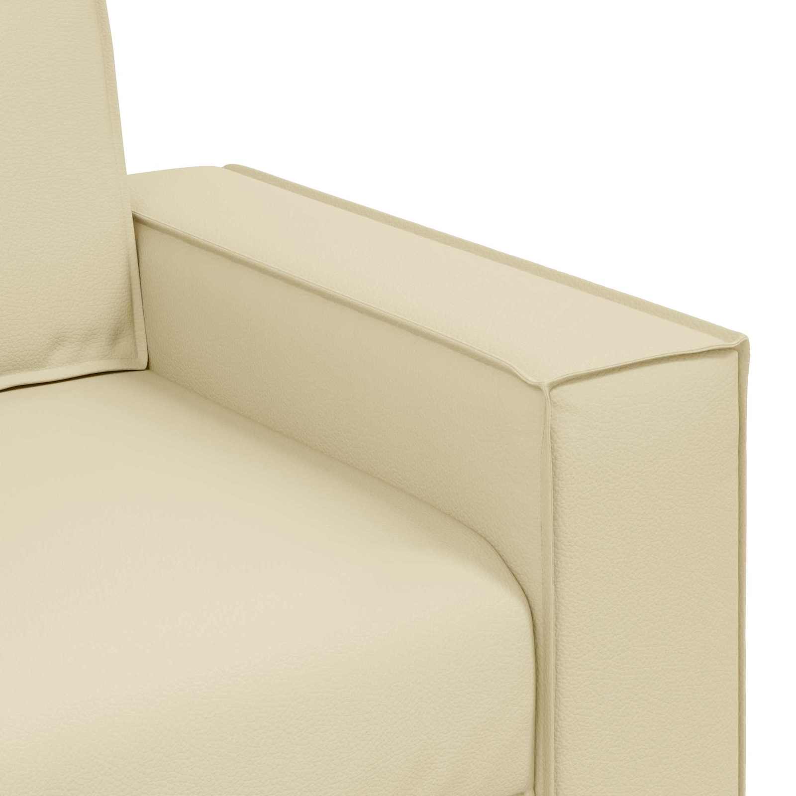 Canapé Crème 180 x 80 x 84 cm tissu - XIOS