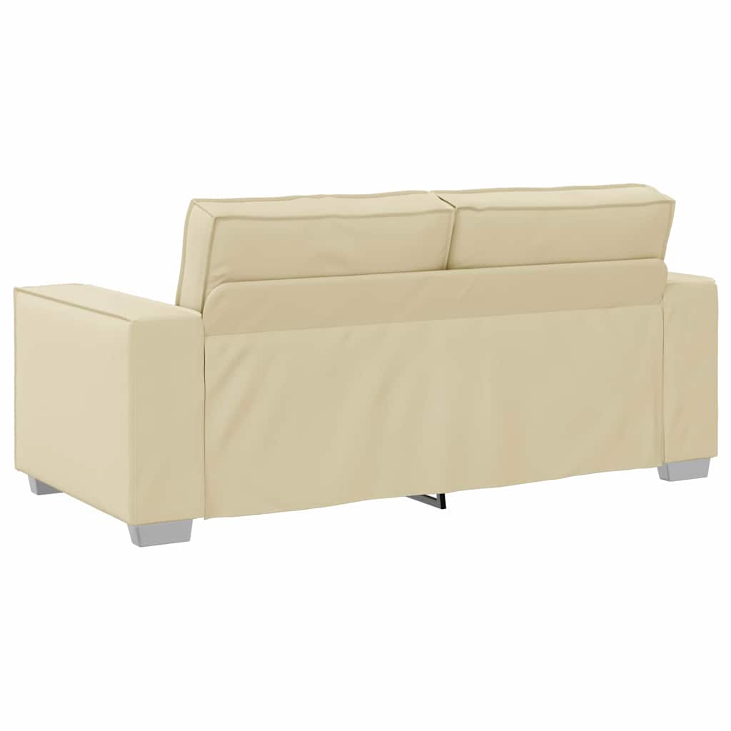 Fauteuil canapé Crème 180 x 78 x 84 cm Cuir artificiel - XIOS