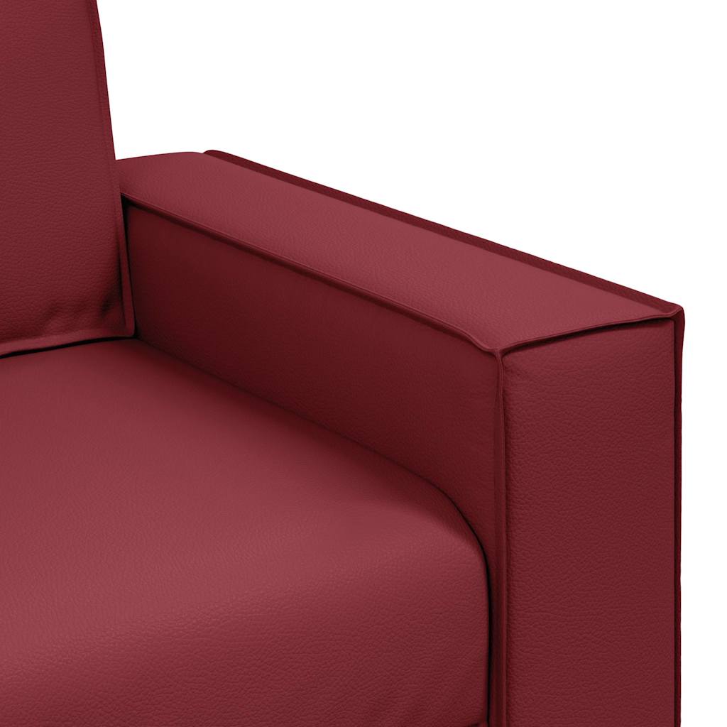 Fauteuil canapé Bordeaux 180 x 78 x 84 cm Cuir artificiel - XIOS