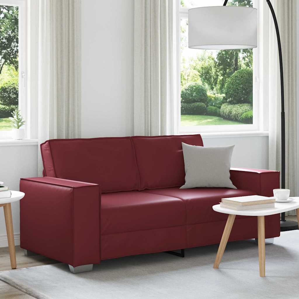 Fauteuil canapé Bordeaux 180 x 78 x 84 cm Cuir artificiel - XIOS
