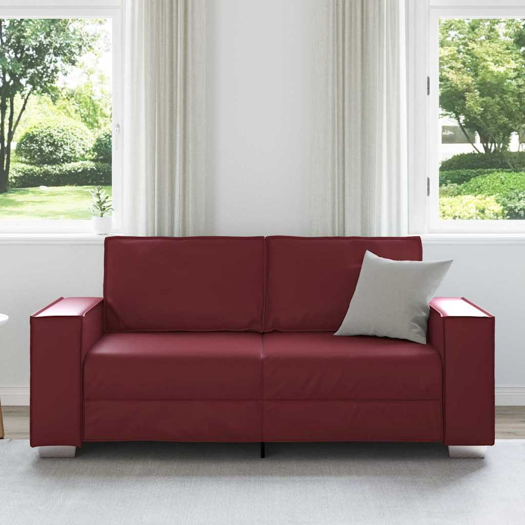 Fauteuil canapé Bordeaux 180 x 78 x 84 cm Cuir artificiel - XIOS