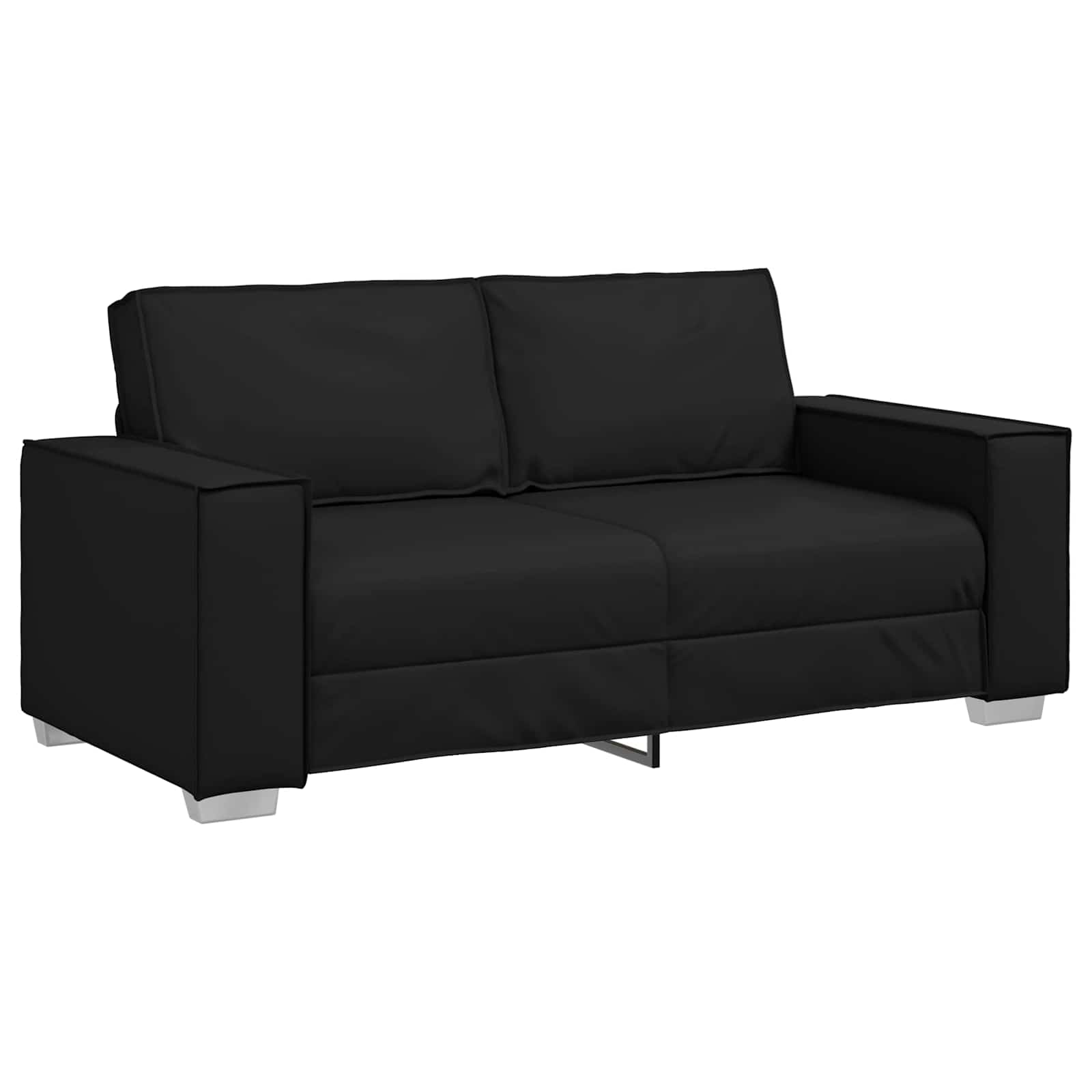 Canapé Noir 180 x 80 x 84 cm tissu - XIOS