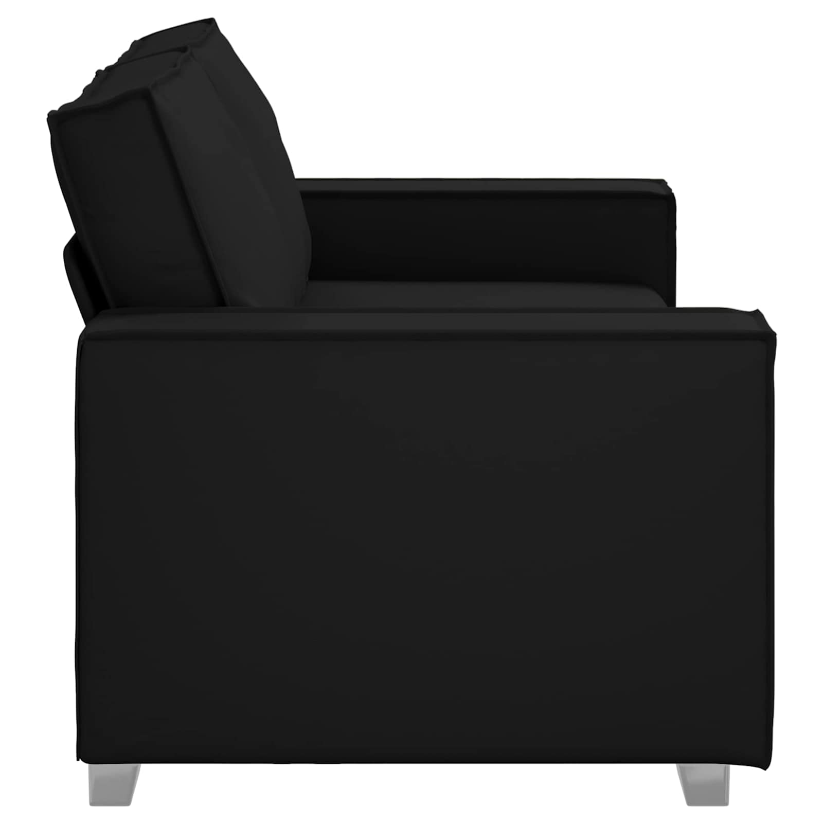 Canapé Noir 180 x 80 x 84 cm tissu - XIOS