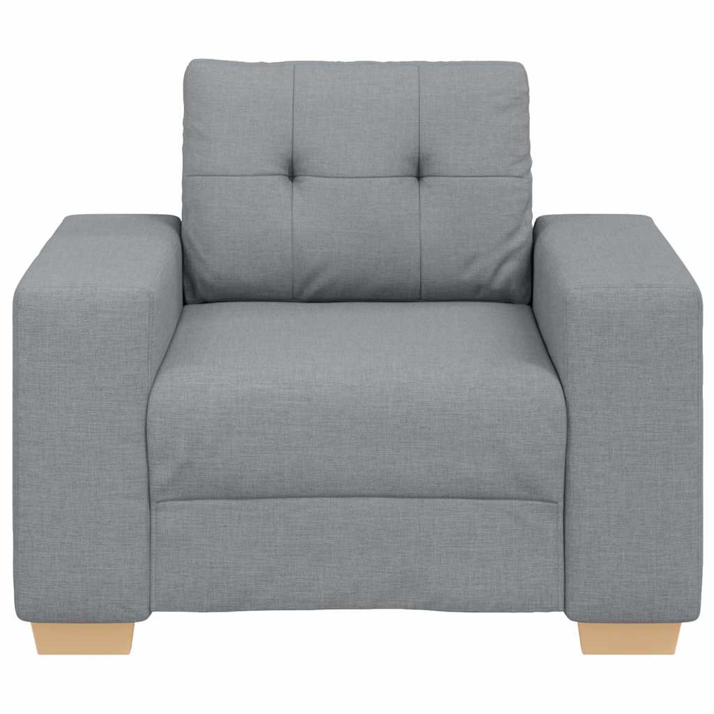 Fauteuil Gris clair 60 cm Tissu - XIOS