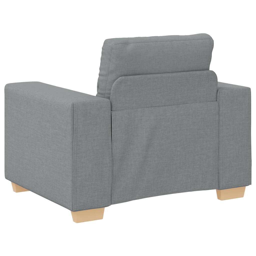 Fauteuil Gris clair 60 cm Tissu - XIOS