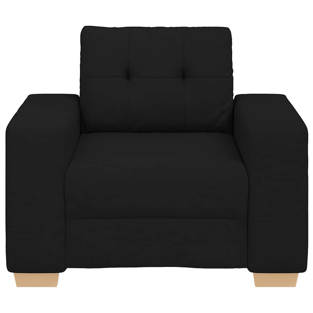 Fauteuil Noir 60 cm Tissu - XIOS