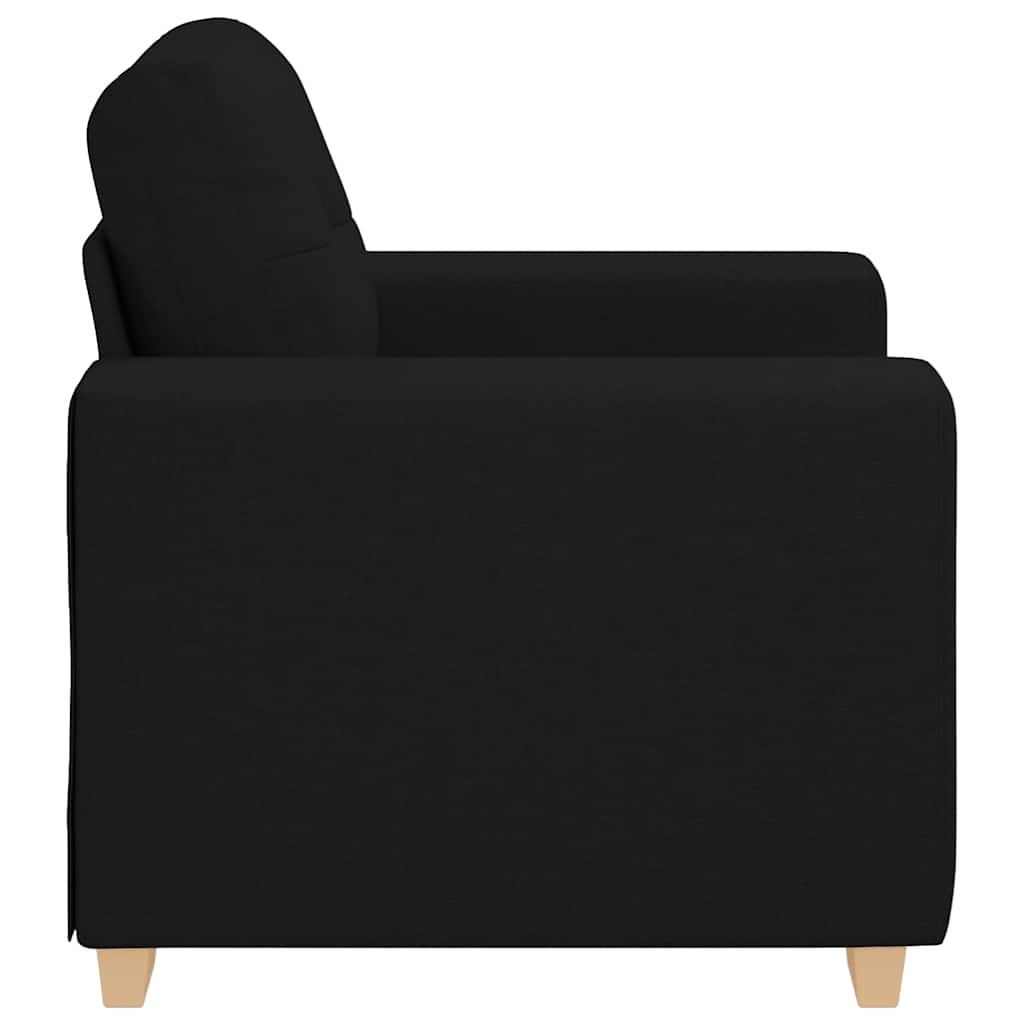 Fauteuil Noir 60 cm Tissu - XIOS