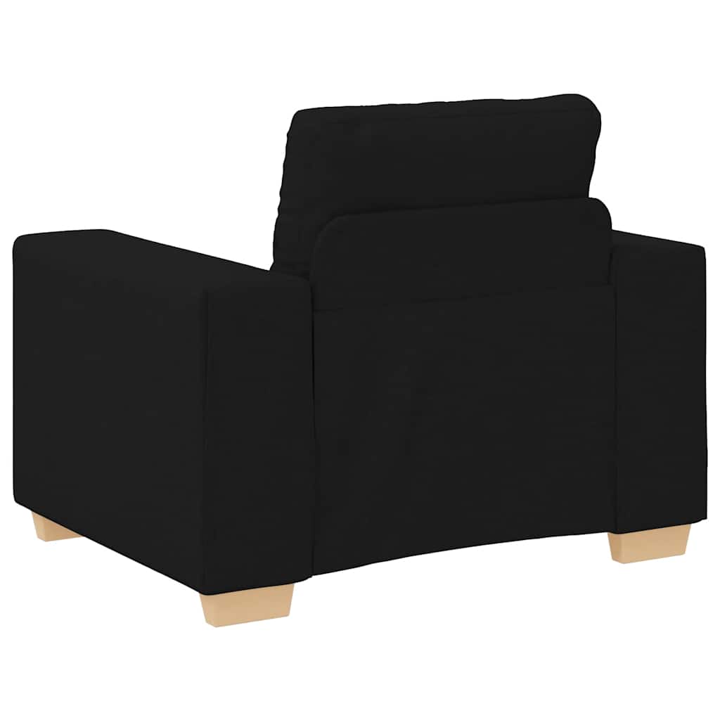Fauteuil Noir 60 cm Tissu - XIOS