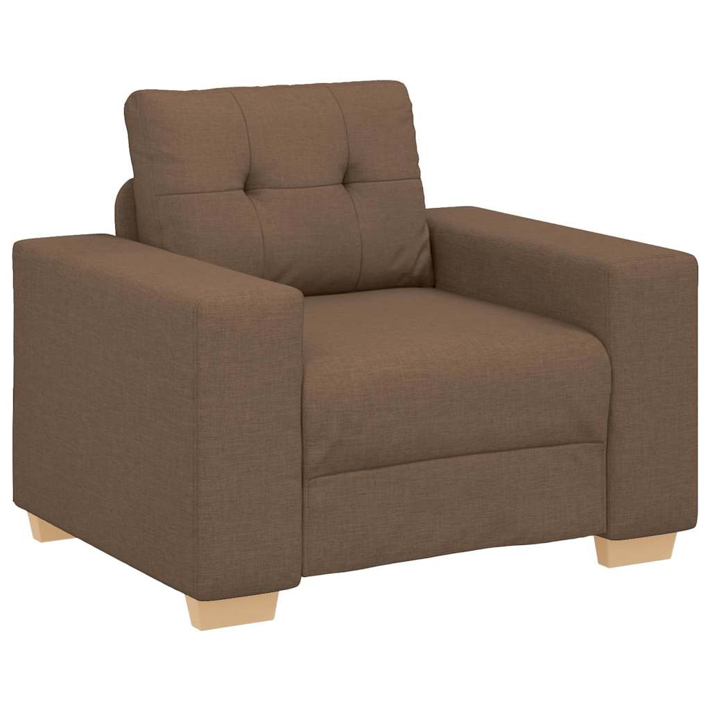 Fauteuil canapé marron 100x78x80 cm en tissu - XIOS