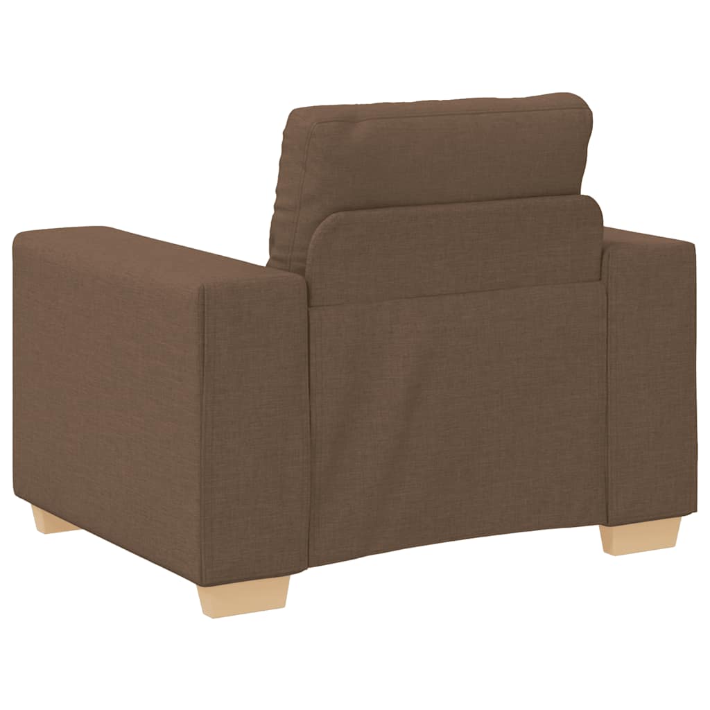 Fauteuil canapé marron 100x78x80 cm en tissu - XIOS
